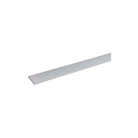 M-D Building Products M-D Aluminum Flat Bar, 48L x 1/2W x 1/8H, Mill Silver 60772